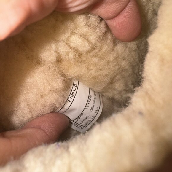 Ugg Women’s Size 8 Classic Short Sparkle Sequin Copper Red Gold Leather - Picture 5 of 10